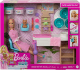 Set de Spa Barbie con Muñeca, 10+ accesorios y perrito