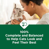 Purina Cat Chow Alimento seco para gatos de interior, bola de pelo + peso saludable (paquete de 4) bolsas de 3.15 libras