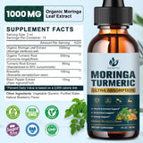 Moringa Orgánico Líquido 2pack Energía y Antiox 1oz
