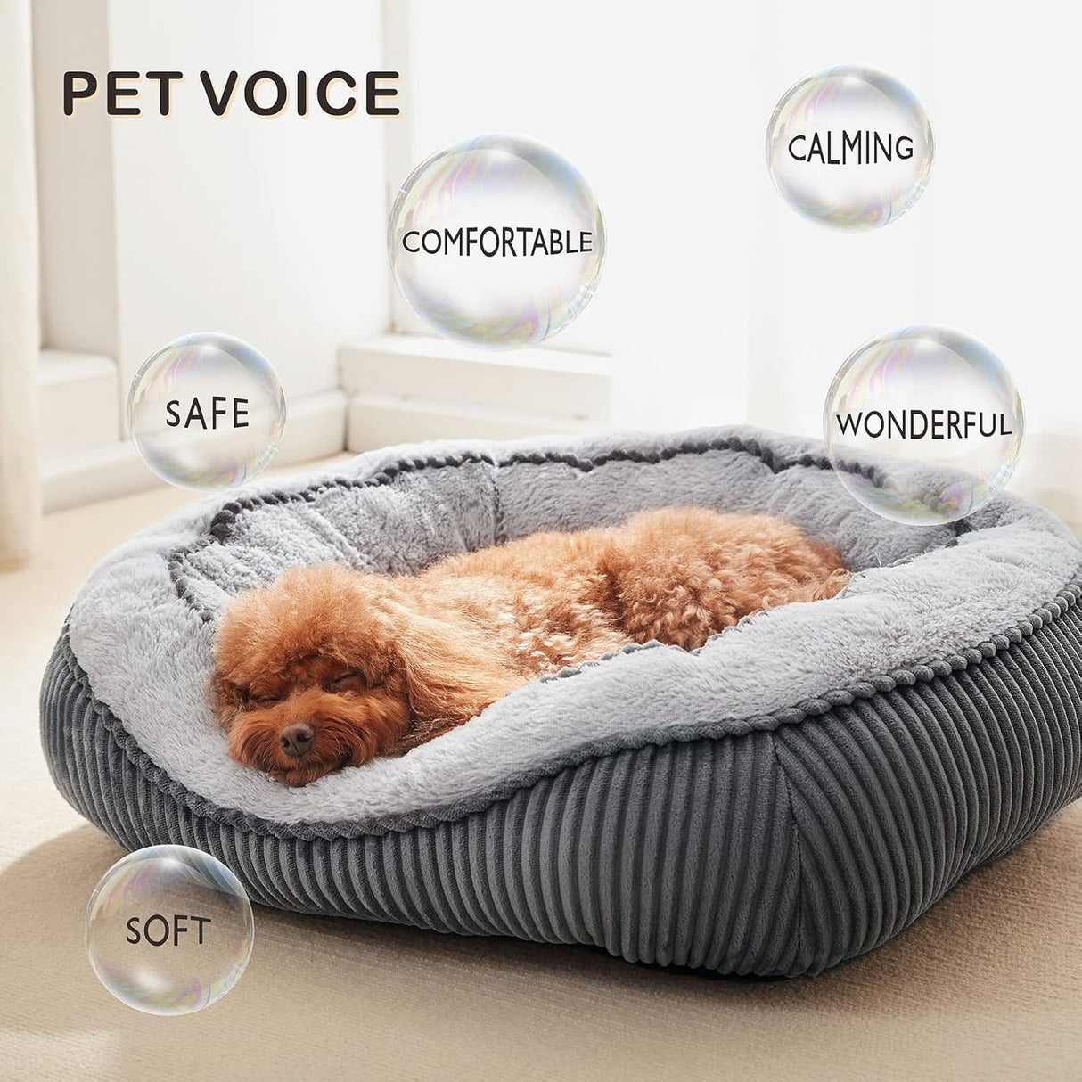 Cama ortopédica para perros SIWA, lavable, diseño lujoso