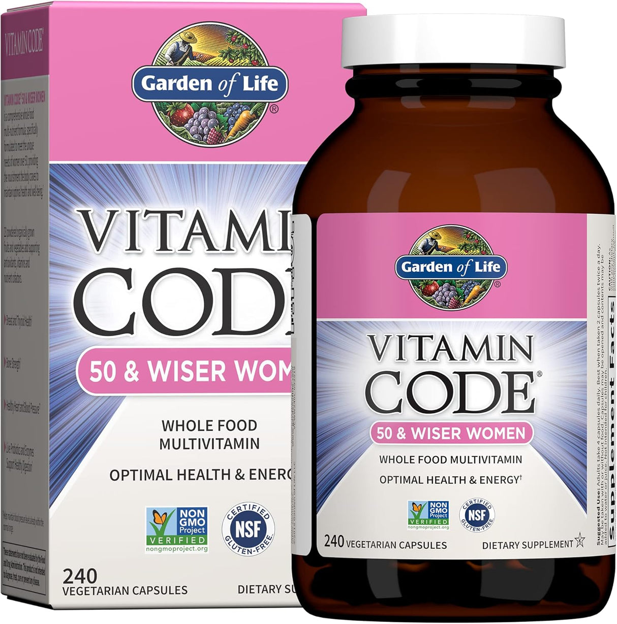 Suplemento multivitamínico para mujeres vegetariano 240 und