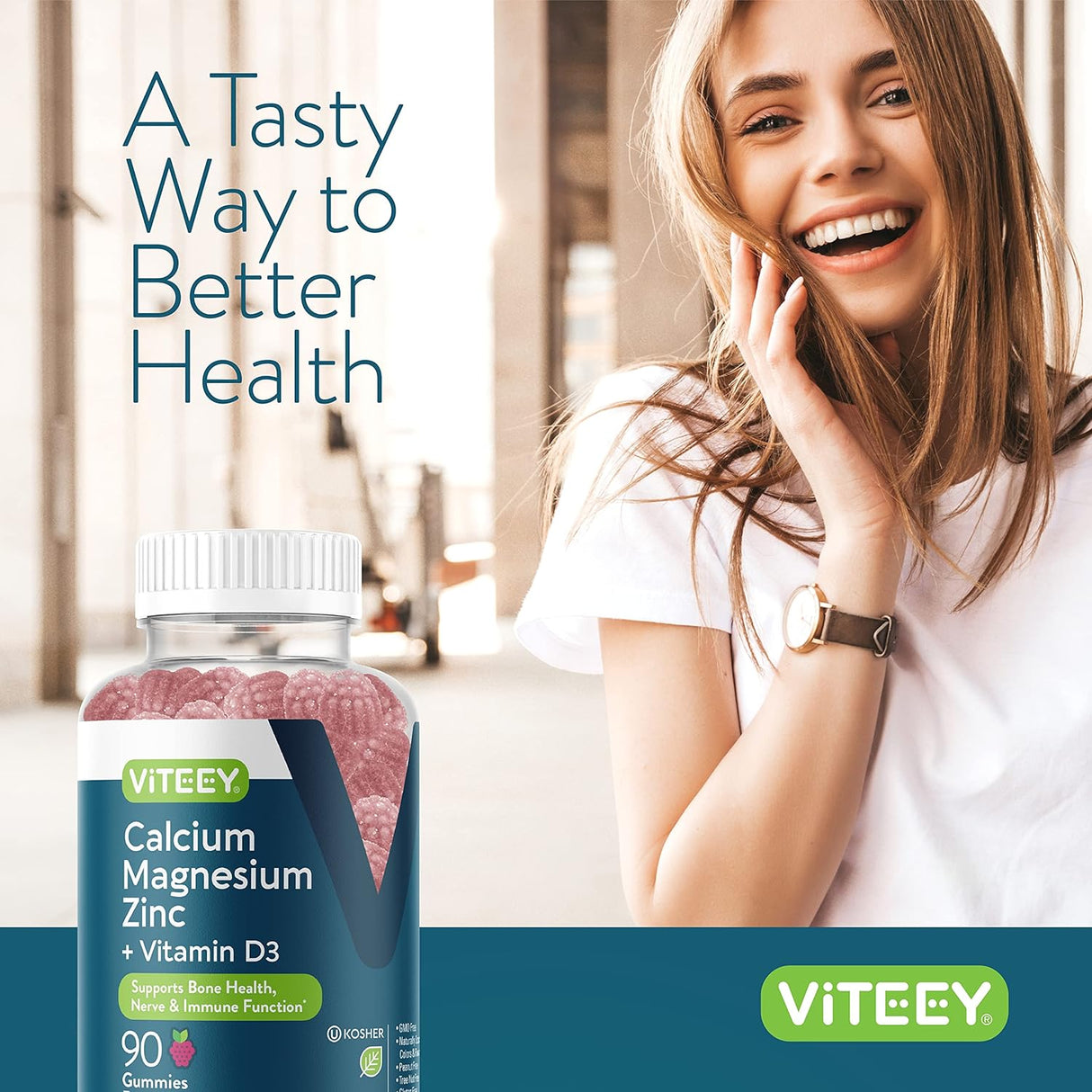 Magnesio y Zinc con Vitamina D3  Apoyo a la Salud Ósea