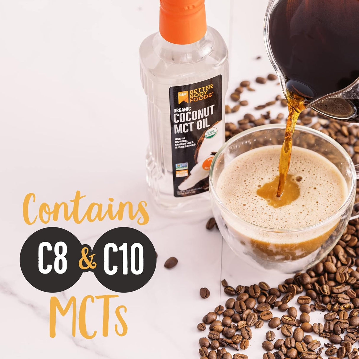 Suplementos Alimenticios de Aceite de coco Sin gluten