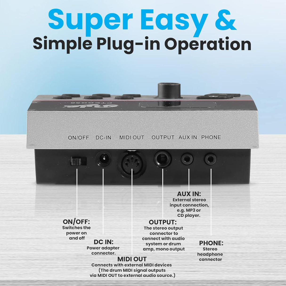 Batería Electrónica PYLE-PRO PTEDK50