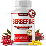 Suplemento de Berberina 1800mg - Alta Pureza, 90 Cápsulas