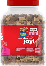 Aperitivos de sabores para perros de la marca Milk-Bone