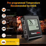 Termómetro Digital de Carne ThermoPro TP16 con Reloj y Probe
