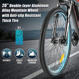 Bicicleta Eléctrica ANCHEER 750W, 55 millas, 21 Velocidades