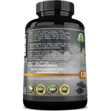 Suplemento Cápsulas de carbón activado  1200 mg  100 cáp