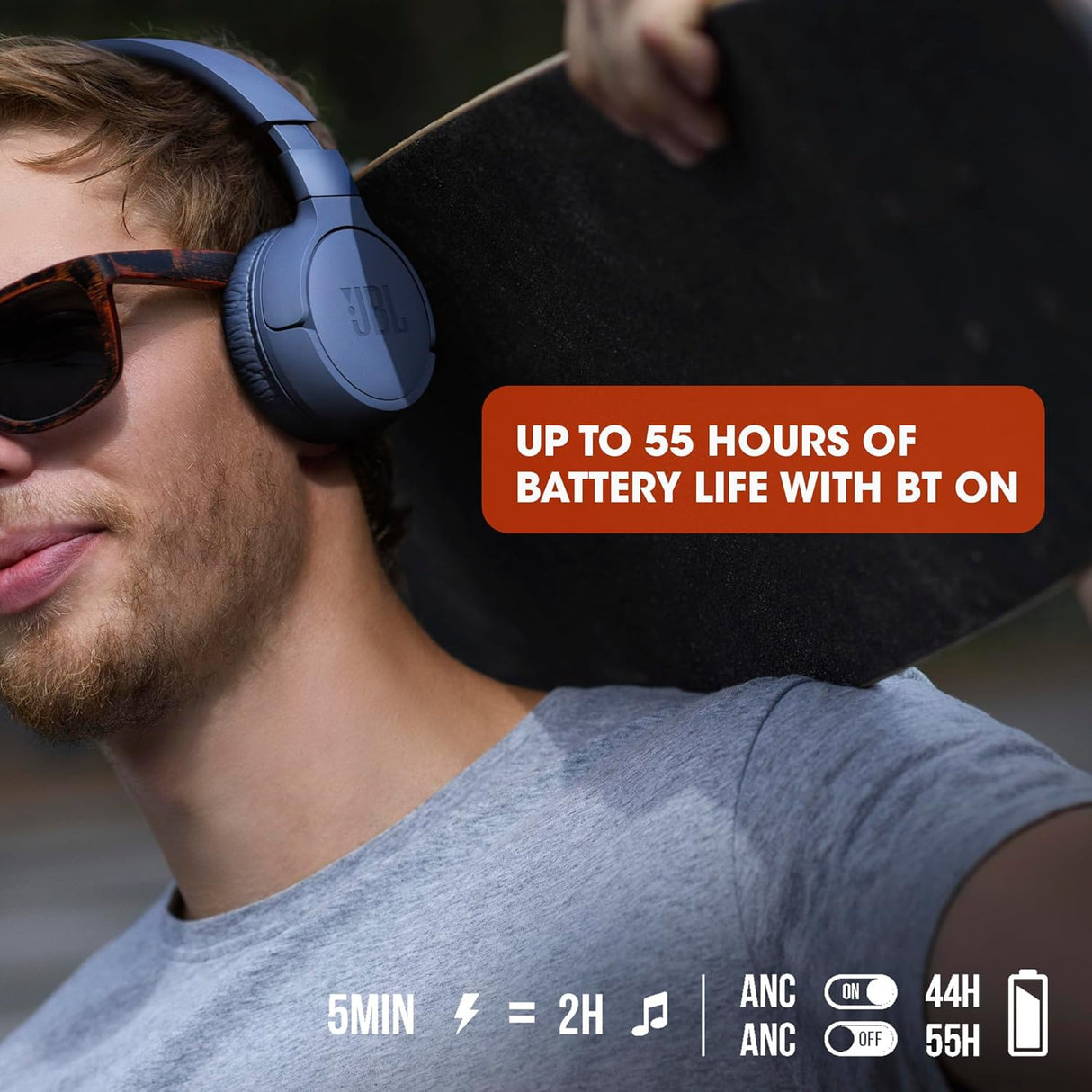 Auriculares JBL Tune 660NC: Inalámbricos, Cancelación Activa