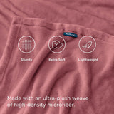 Manta de microfibra Bedsure, suave y ligera, tamaño queen 90x90