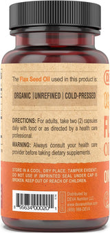 Aceite de Linaza Vegano DEVA - 90 Cápsulas Vegetales