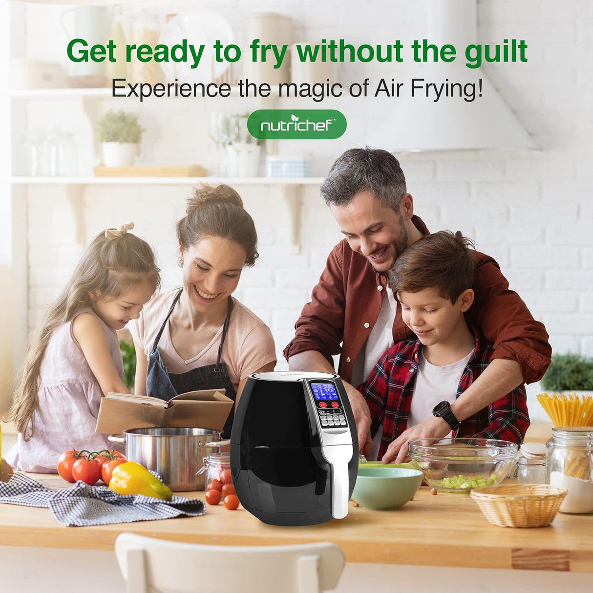 Freidora de Aire Digital  NUTRICHEF  PKAIRFR54