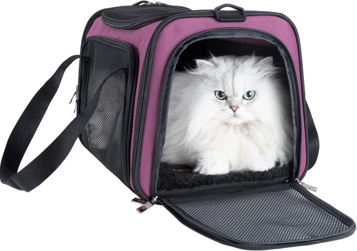 Transportín fácil para gatos medianos y perros pequeños, petisfam