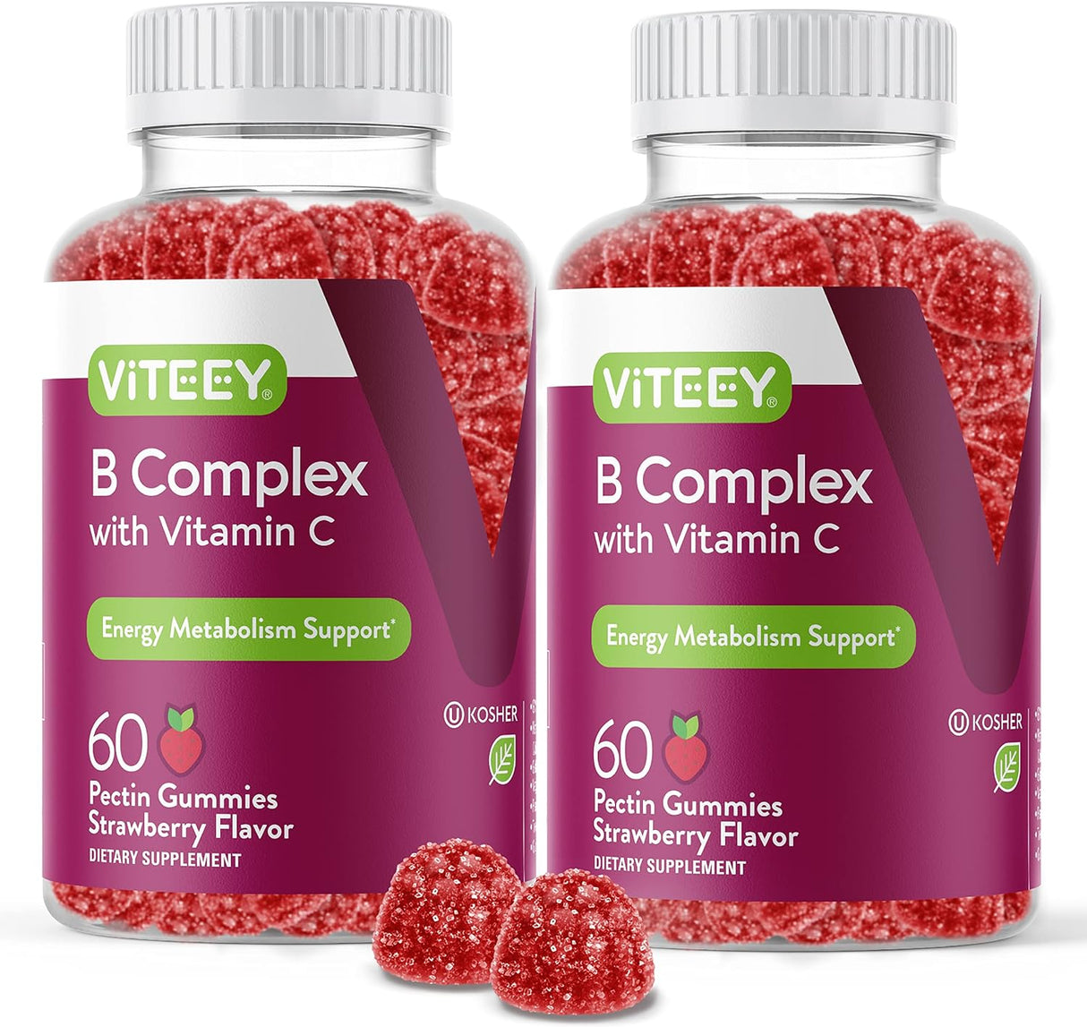 Gomitas con Vitaminas B, C, Niacinamida y Calcio - Apoyo Energético y Nervioso