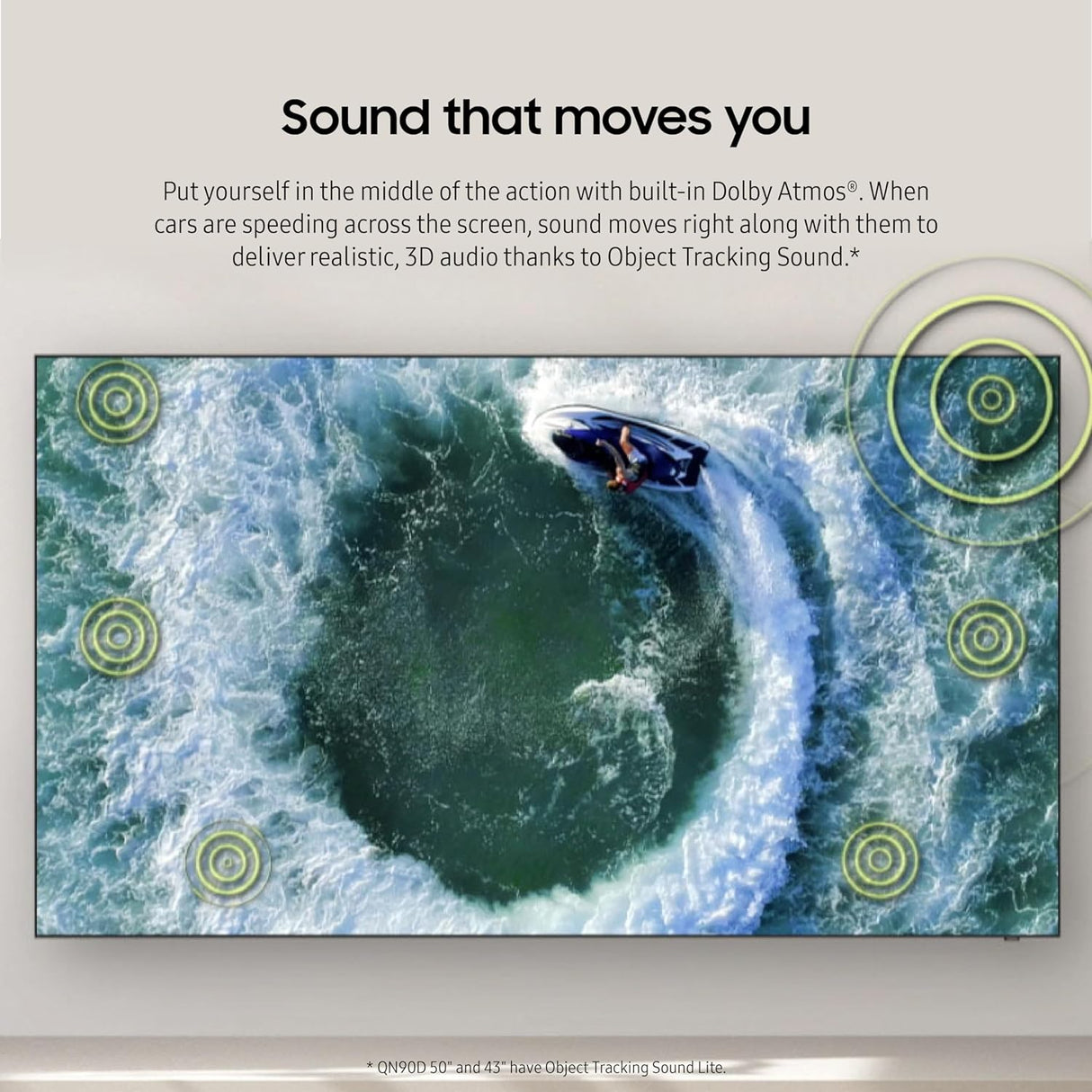 Televisor QLED 4K 43 Samsung, HDR, Dolby Atmos, QN43QN90D