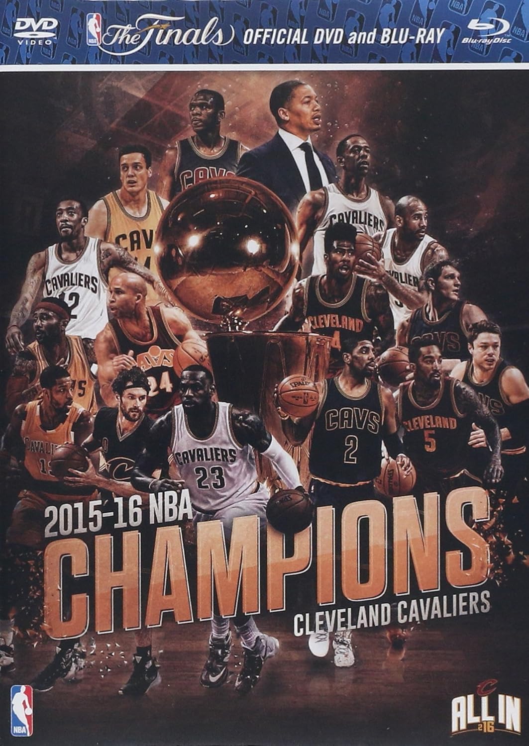 2016 NBA Cleveland Cavaliers Champions DVD and Blu-ray
