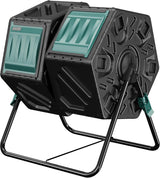 Compostadora Doble EAST OAK, 2 x 18.5 Gal, Sistema de Aireación