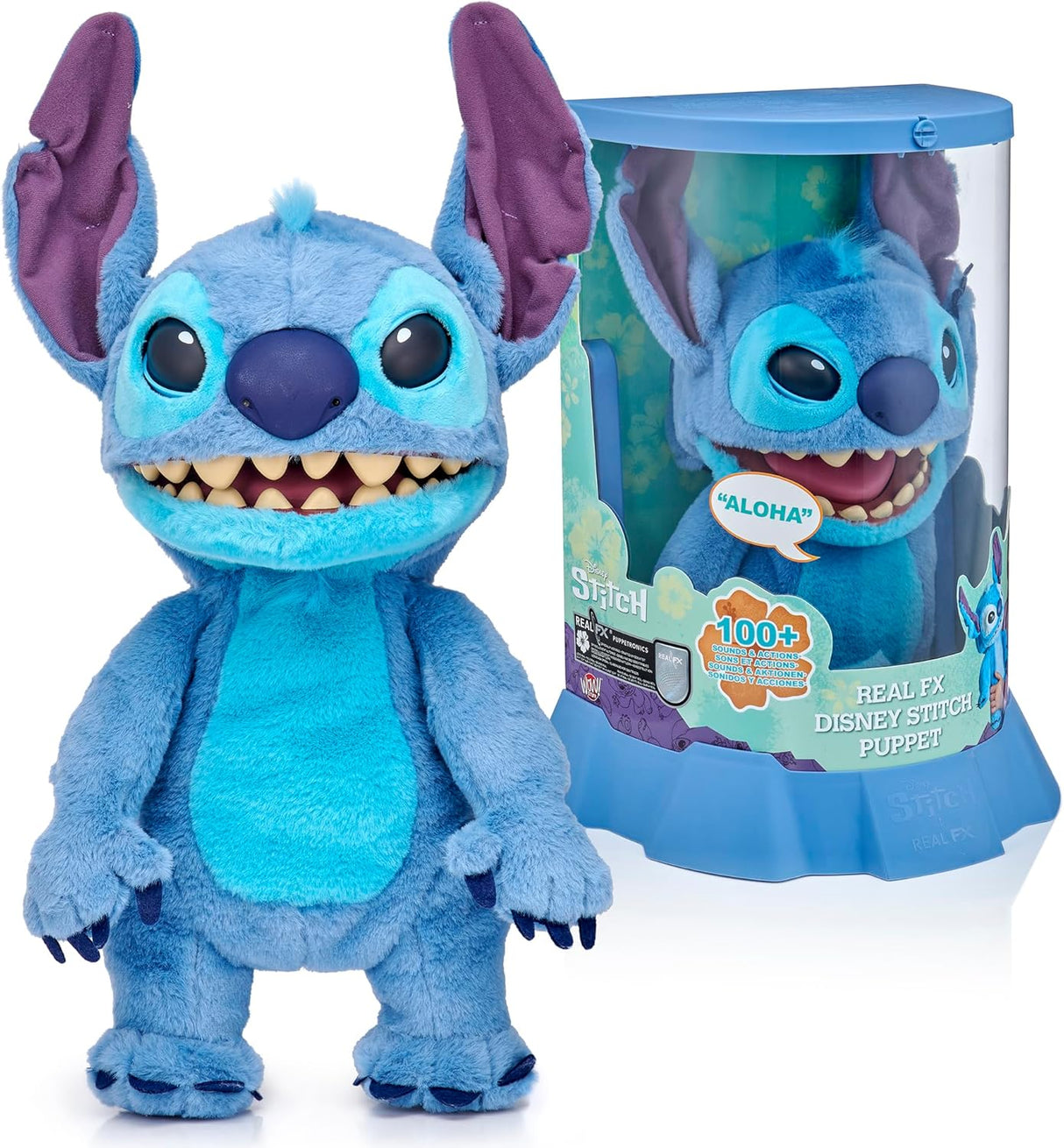Peluche Animatrónico Stitch de WOW! Stuff, 18 y Sonidos Realistas
