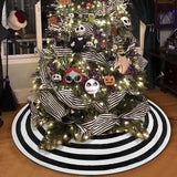 Funda para árbol de Navidad Yuboo, 48 pulgadas, diseño espiral