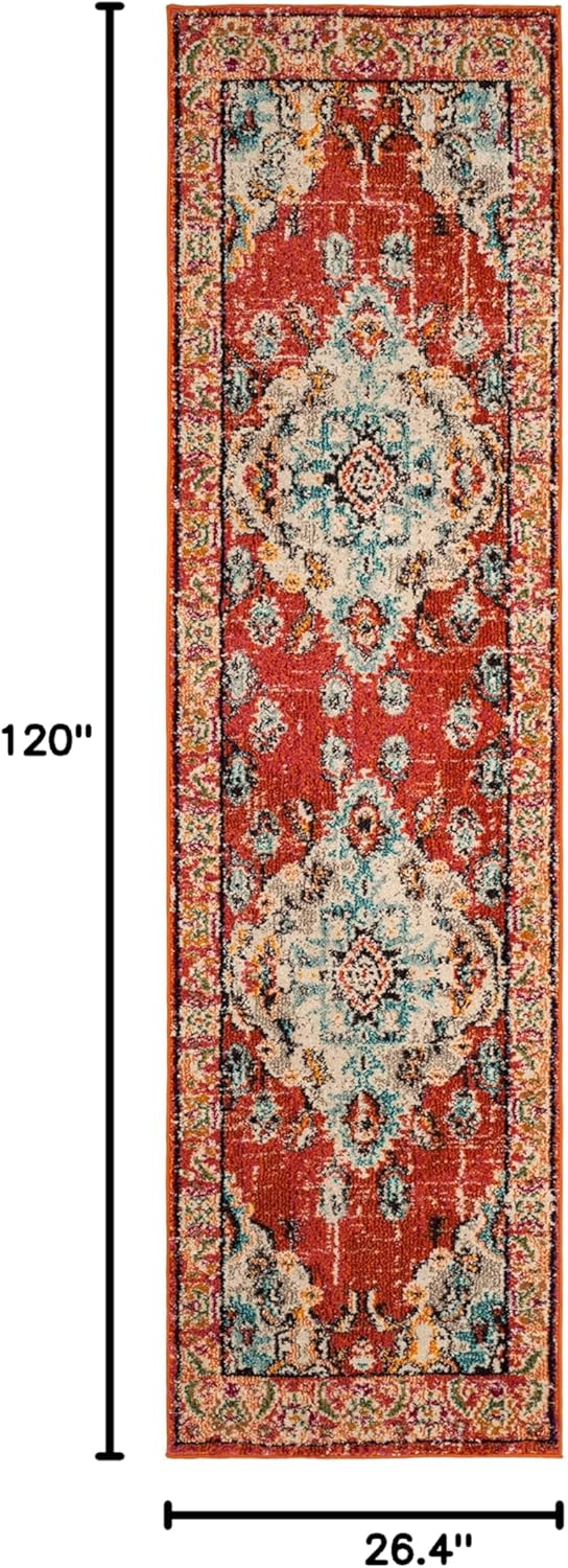 Alfombra Runner Colección Monaco, Diseño Medallón, MNC243H