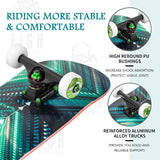 Patineta Completa 31''x8'', Madera de Arce, Doble Kick