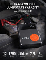 compresor de aire bateria 1750 150 PSI pantalla led AstroAI