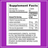 Zarbee's Apoyo Inmunológico Niños, Vitaminas C, D y Zinc, 28 Tabletas