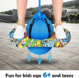 Pogo Jumper BoterLun, con manija, para niños y adultos