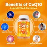 Gummies CoQ10 Sin Azúcar + Omega-3, B3, Zinc - 60 C