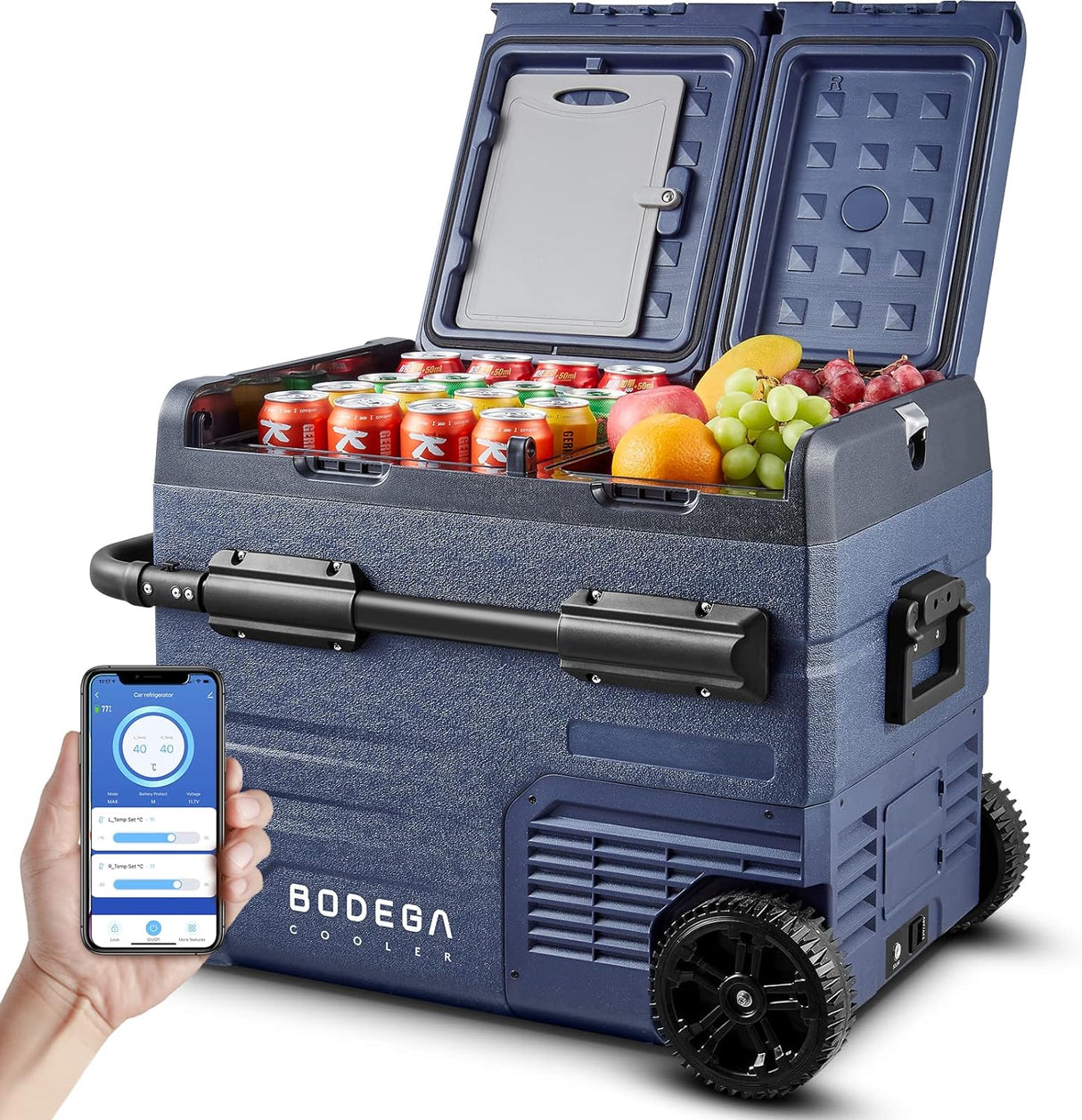Refrigerador portátil de coche de 45 litros BODEGA