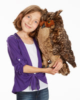 Peluche de búho gigante Melissa & Doug realista 43 cm