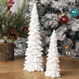 Juegoal Decoraciones de Mesa Árboles de Navidad Set de 2