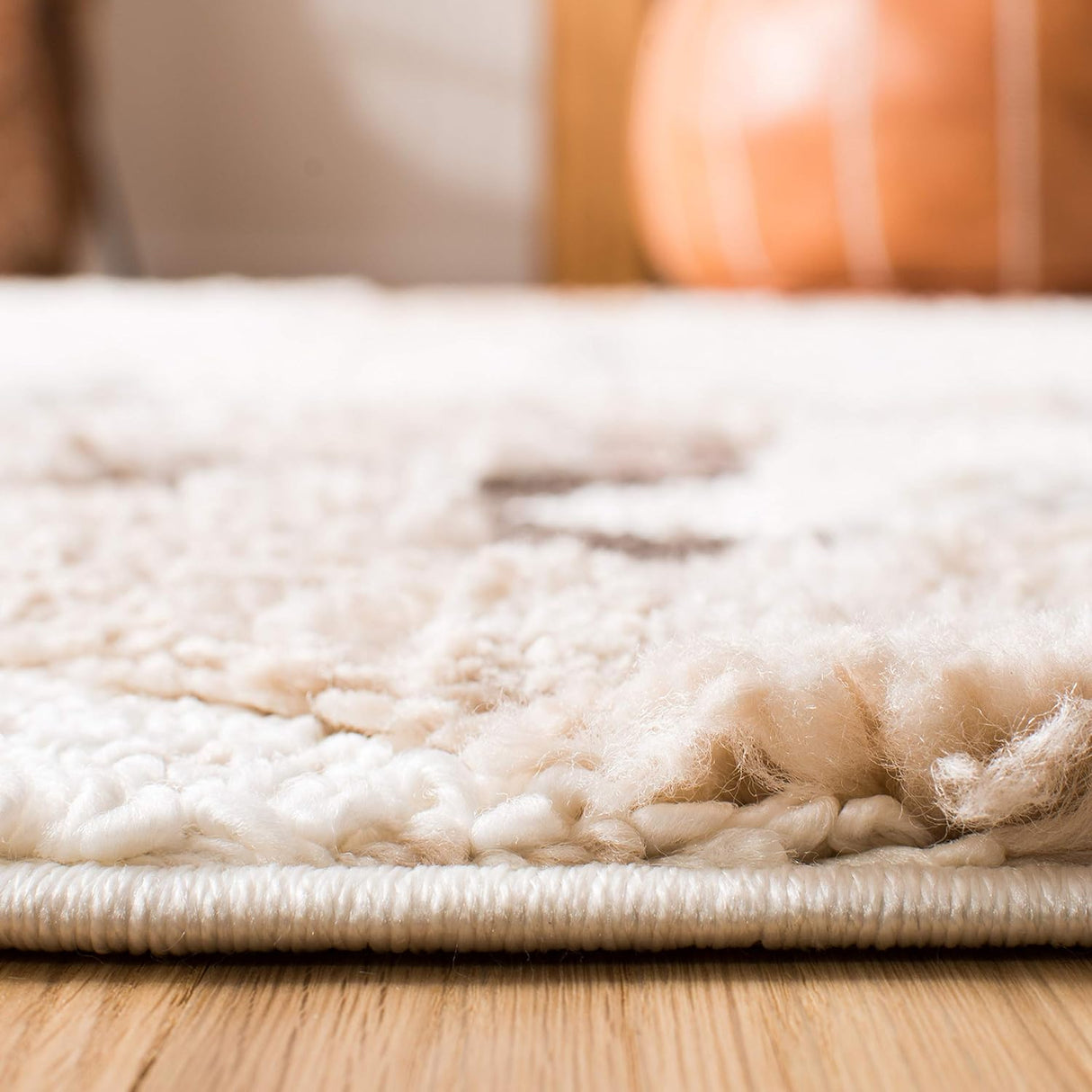 Alfombra Shag Tassel Safavieh, Diseño Boho, 2 Grosor, MTS688A
