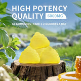 Gummies de Ajo y Semilla Negra Orgánico, 6000mg, 60 unidades