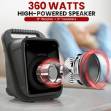 Parlante Portátil Bluetooth PYLE-PRO PPHP87TLB