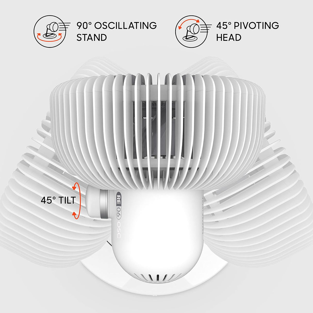 Ventilador Oscilante para Sala - Sharper Image REFRESH 06 OSC