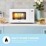 Microondas COMFEE CMO-C20M1WH, 11 niveles, 700W, funciones rápidas