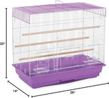 Jaula de vuelo Lila y Blanco Prevue Pet Products SP1804-3
