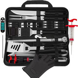 Kit de Accesorios de Parrilla 26pcs ROMANTICIST, Acero Inoxidable
