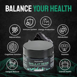 Suplemento Shilajit Resina de 600 mg  orgánico puro  1.06 oz