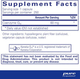 Suplementos Alimenticios de coenzima Q10 para energía