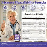 Suplemento Magnesio K2 Vitamina D3 10000IU, 60 cápsulas