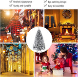 Árbol de Navidad 9FT ReunionG, Artificial, Flocked, Modelo 9FT