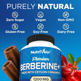 Berberina HCL 1200mg + Canela Orgánica Sistema Inmunológico
