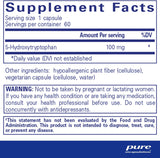 Suplemento Pure Encapsulations  5 hidroxitrptófano