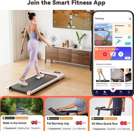 Caminadora Superun, Treadmill portátil, 200-300 lbs, Mini modelo