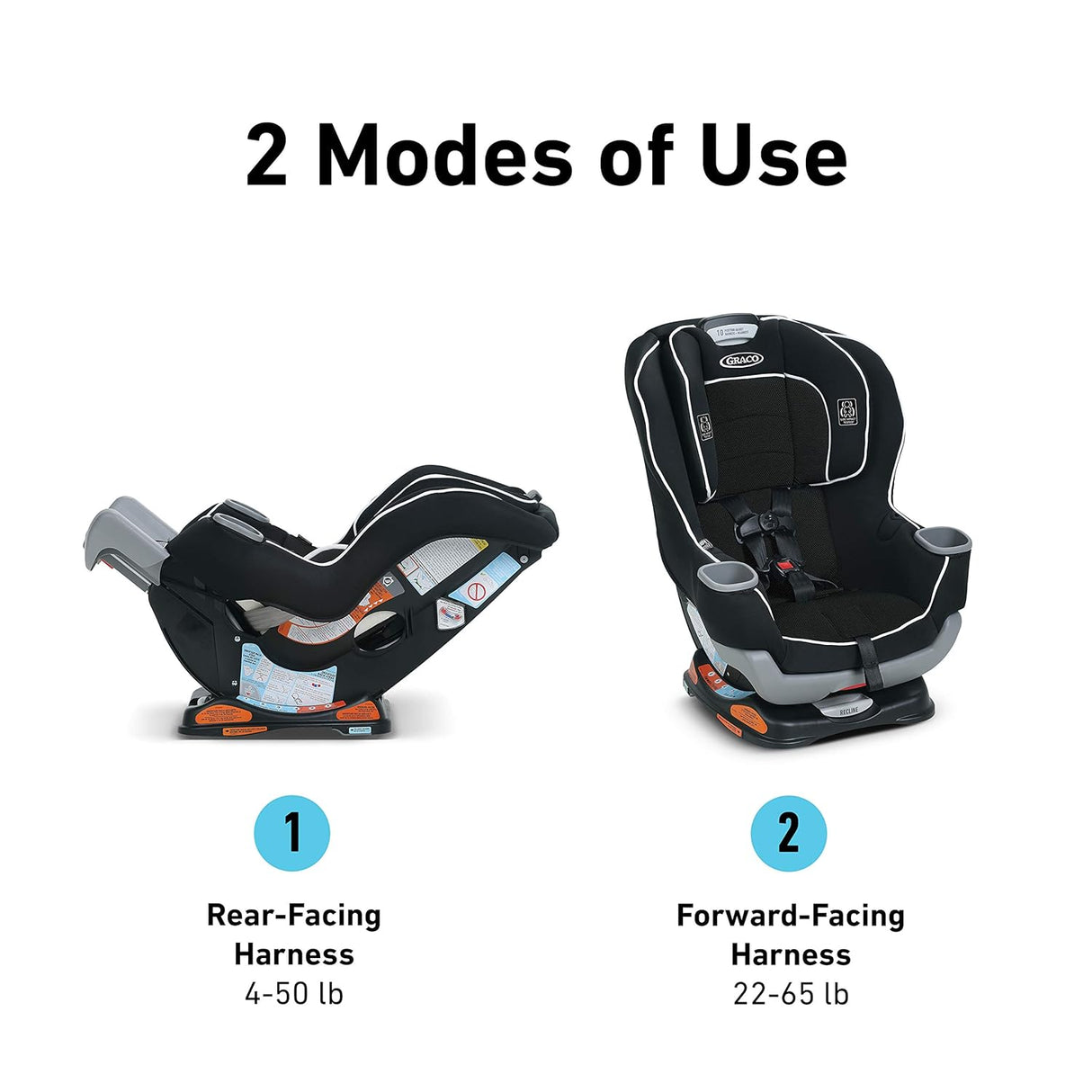 Silla para carro y comodidad del bebé Graco Extend2Fit