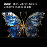 TCL 75 QLED 4K Smart TV, Dolby Vision, Fire TV, 75Q651F