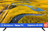 Televisor Smart 4K Edgeless Westinghouse 43 con HDR y Wi-Fi